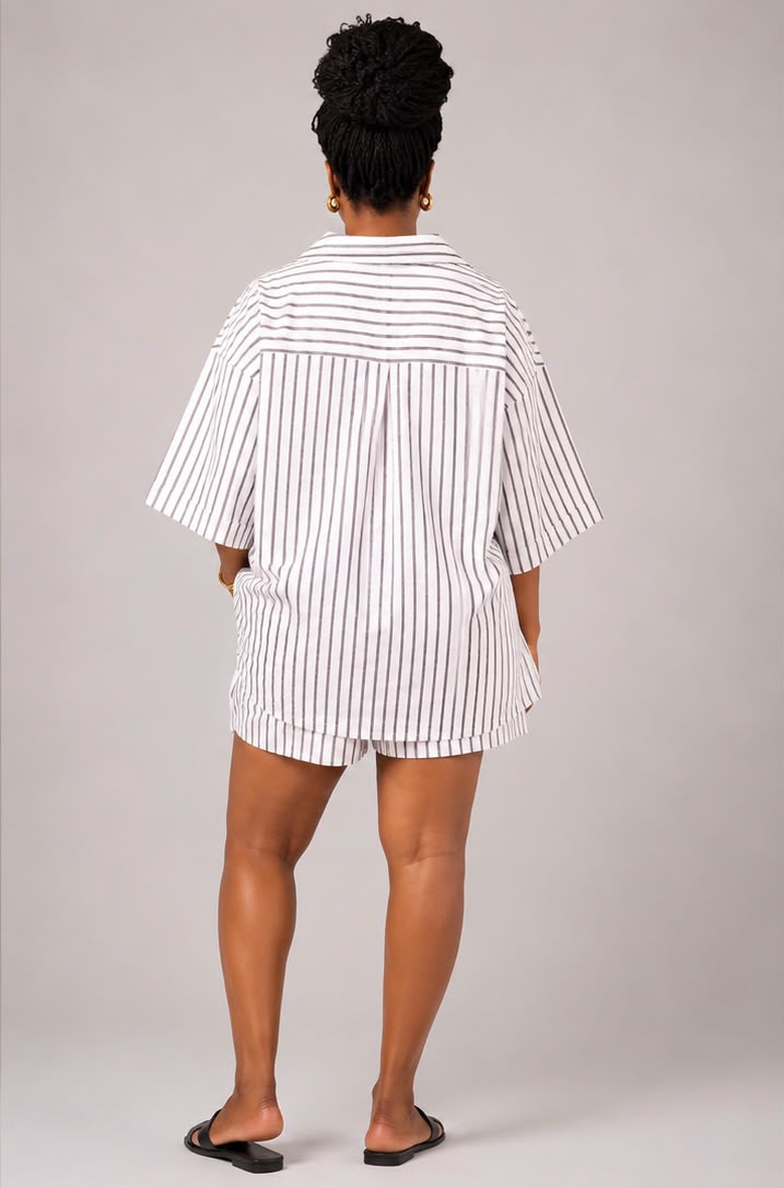 Oversized 2pcs Shirt/Short sets