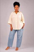 Plain Cream Color Shirt