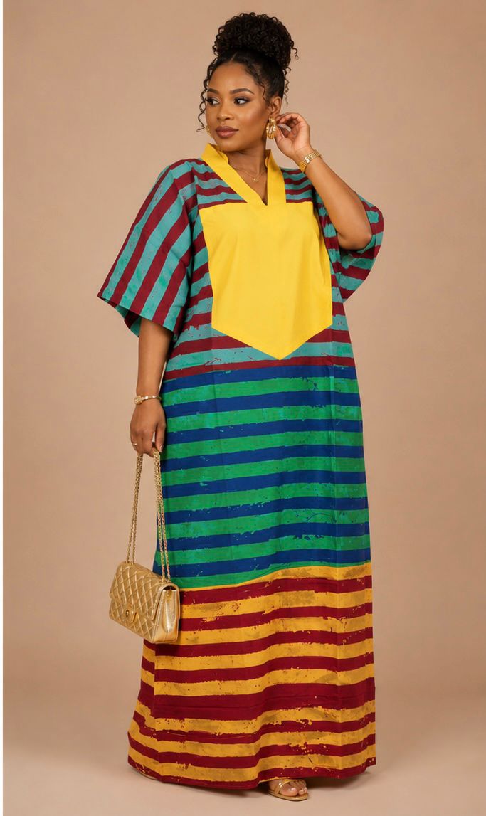 Aderola Kaftan – Multicolour Women's Kaftan