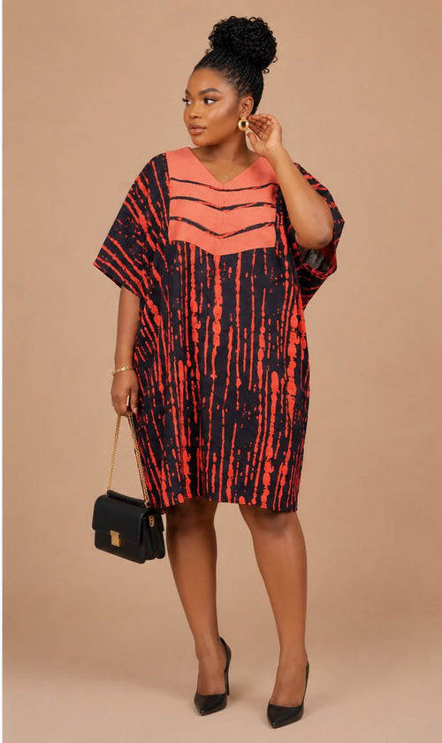 Abike Short Boubou Dress –   UK Size 10-18